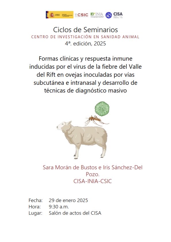 CISA - Centro de Investigación en Sanidad Animal (@cisa_inia_csic) on Twitter photo Comenzamos el año con un nuevo seminario en el <a href="/CISA_INIA_CSIC/">CISA - Centro de Investigación en Sanidad Animal</a> Comenzamos el año con un nuevo seminario en el <a href="/CISA_INIA_CSIC/">CISA - Centro de Investigación en Sanidad Animal</a>
