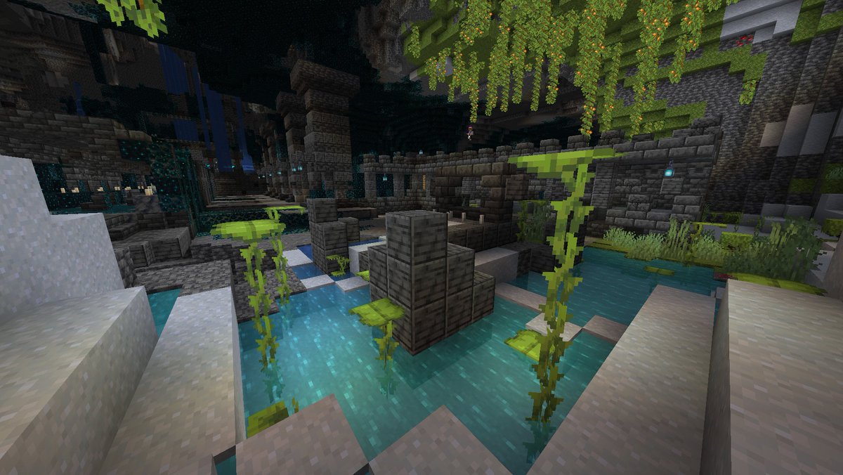 ancient city x lush cave is the coolest thing ever?? this is so cozy???