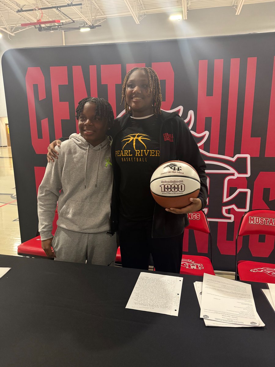 Proud of <a href="/madisonnhughes_/">Madison Hughes</a> and look forward to the great things to come <a href="/PearlRiverWBB/">Pearl River Women’s Basketball</a> and beyond! Let's finish business here at The Hill first. #signed