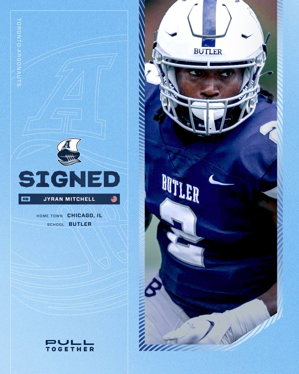 TorontoArgos's tweet photo. We have signed 🇺🇸 RB Jyran Mitchell &amp; 🇨🇦 DB Stephane East. https://t.co/FA4lei6yh9