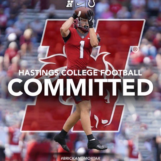hdevlin2006's tweet image. I am excited to announce my commitment to Hastings College! I look forward to the opportunities in the classroom and on the football field. Thank you to everyone who has supported me throughout my recruiting process and my journey! #AGTG #BrickandMortar