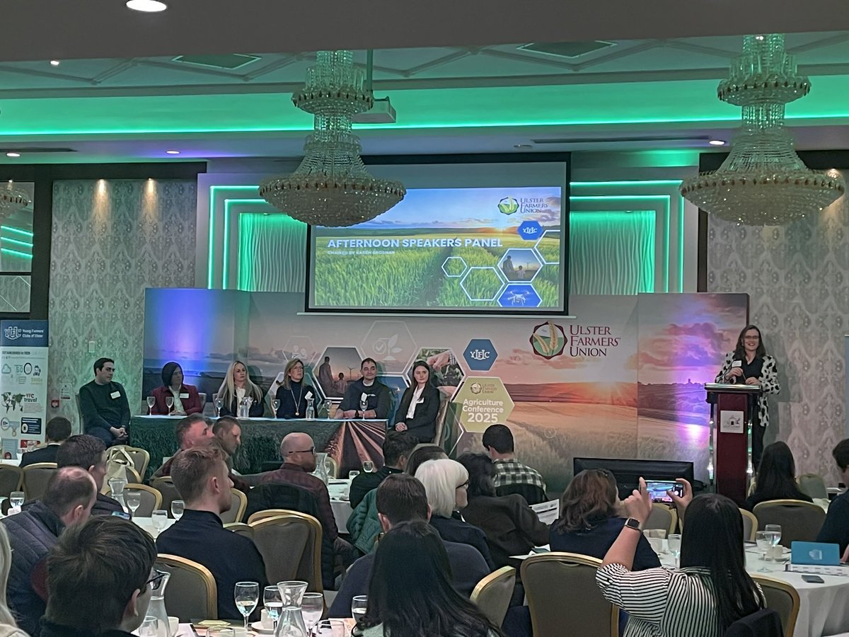 RobertaSimmons8's tweet photo. A fantastic day at @UFUHQ @YFCUPresident #YourFarm2100 inaugural agri conference hearing from a range of inspiring people from across the industry looking to the future 🐄🐑🐖🚜 https://t.co/hIySpLJ1MS