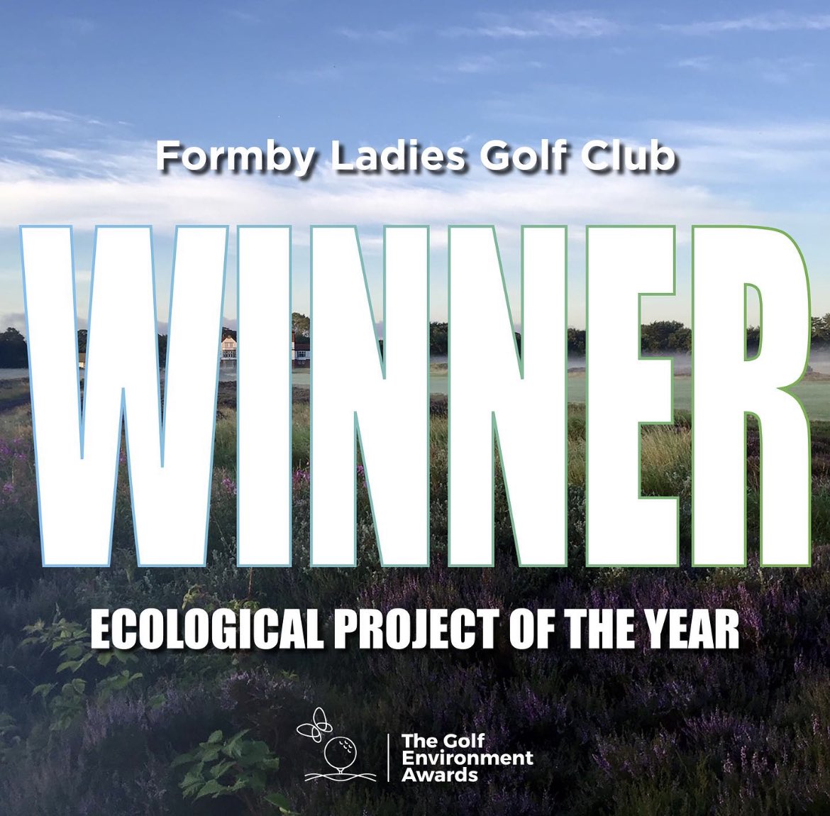 Golf Environment Awards (@golfenvawards) on Twitter photo A huge congratulations to <a href="/FormbyLadiesGC/">Formby Ladies Golf Club</a> on winning the Ecological Project of the Year, presented by Karl Hansell from <a href="/BIGGALtd/">British & International Golf Greenkeepers Assn.</a>
This award is given to golf clubs who have implemented a successful ecological project, with clear objectives and targets A huge congratulations to <a href="/FormbyLadiesGC/">Formby Ladies Golf Club</a> on winning the Ecological Project of the Year, presented by Karl Hansell from <a href="/BIGGALtd/">British & International Golf Greenkeepers Assn.</a>
This award is given to golf clubs who have implemented a successful ecological project, with clear objectives and targets