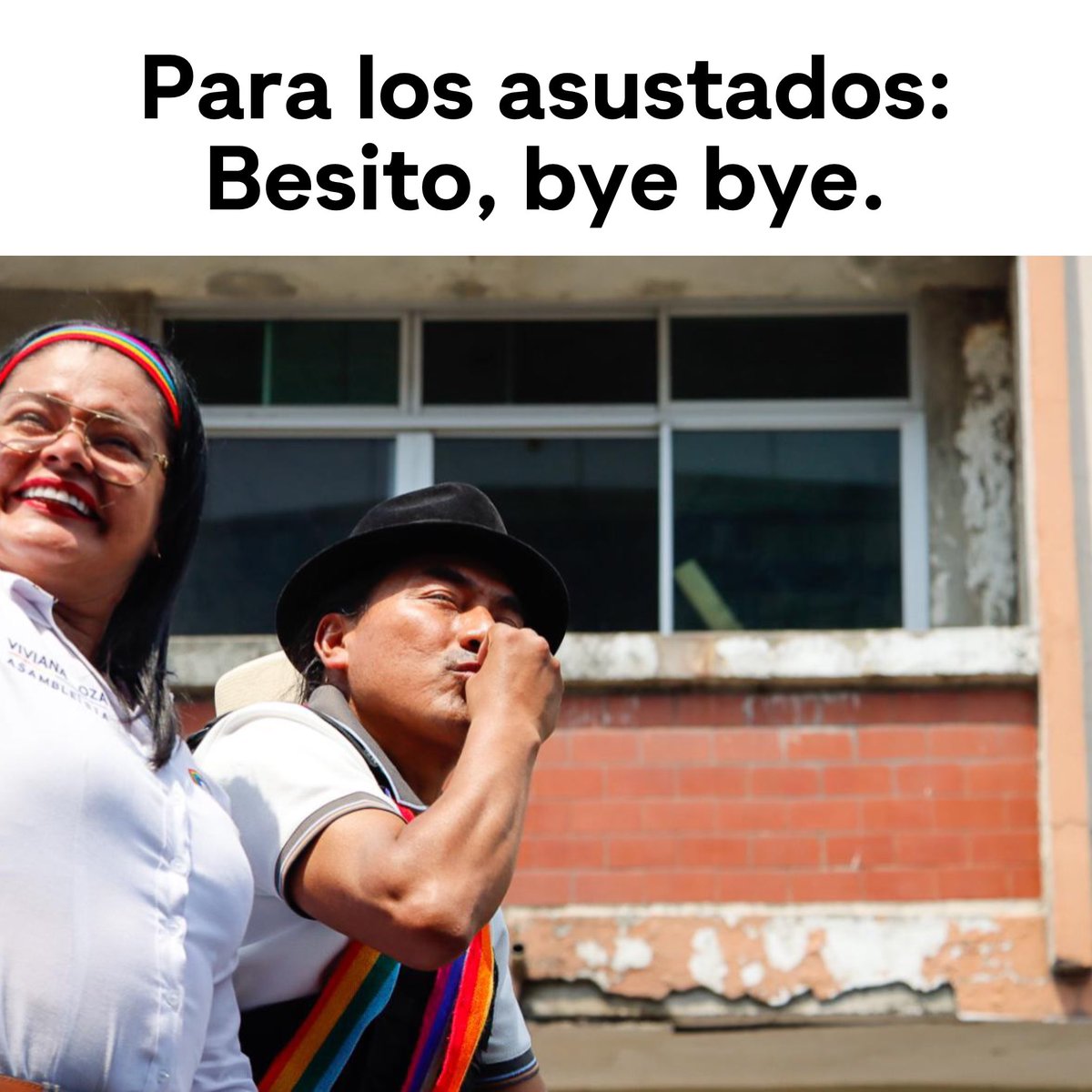 LeonidasIzaEc's tweet photo. Un besito para esos asustados que sacan de contexto mis comentarios, el pueblo les pondrá fecha de caducidad a sus mentiras. 😘 https://t.co/zOa1iokRlh