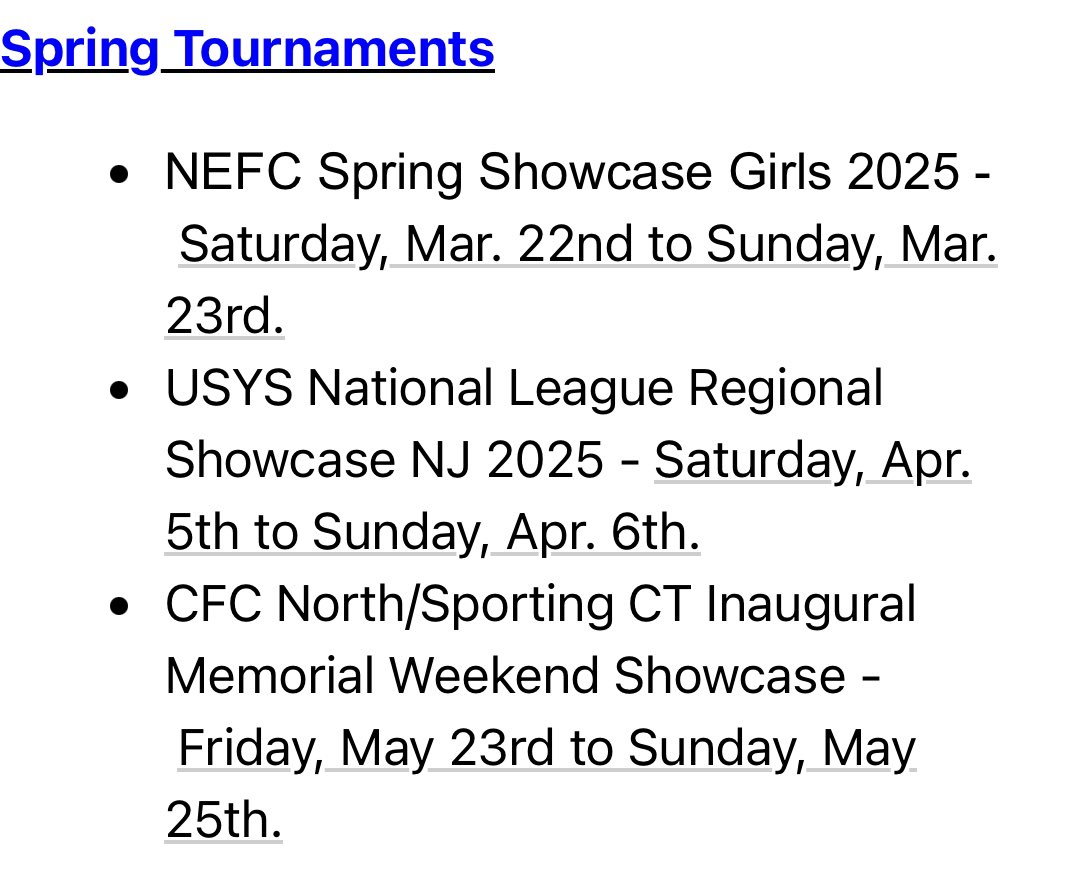 MollySSoccer16's tweet photo. Some upcoming Spring tournaments with U18 - CFC/Olé Academy 1 Girls team. #cfc #cfcole #futbol #soccer #springseason #tournaments @ImYouthSoccer @CollegeSoccerID @TheSoccerWire @EDPsoccer @ECNLgirls @TheECNL https://t.co/DLSP19JVMd