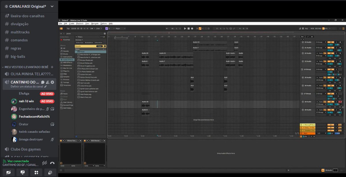 saphrein's tweet photo. Uma das minhas maiores alegrias tá sendo acompanhar a galera da @ReBorn1774033 (arroba HORRÍVEL) gravando, mixando e editando os videozinhos
Sempre sai uma pérola ali e aqui https://t.co/xHZbcRJi2h