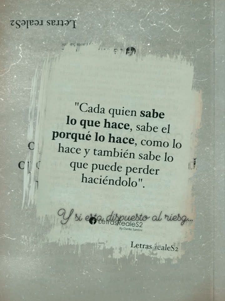 Cada quien lo tiene claro