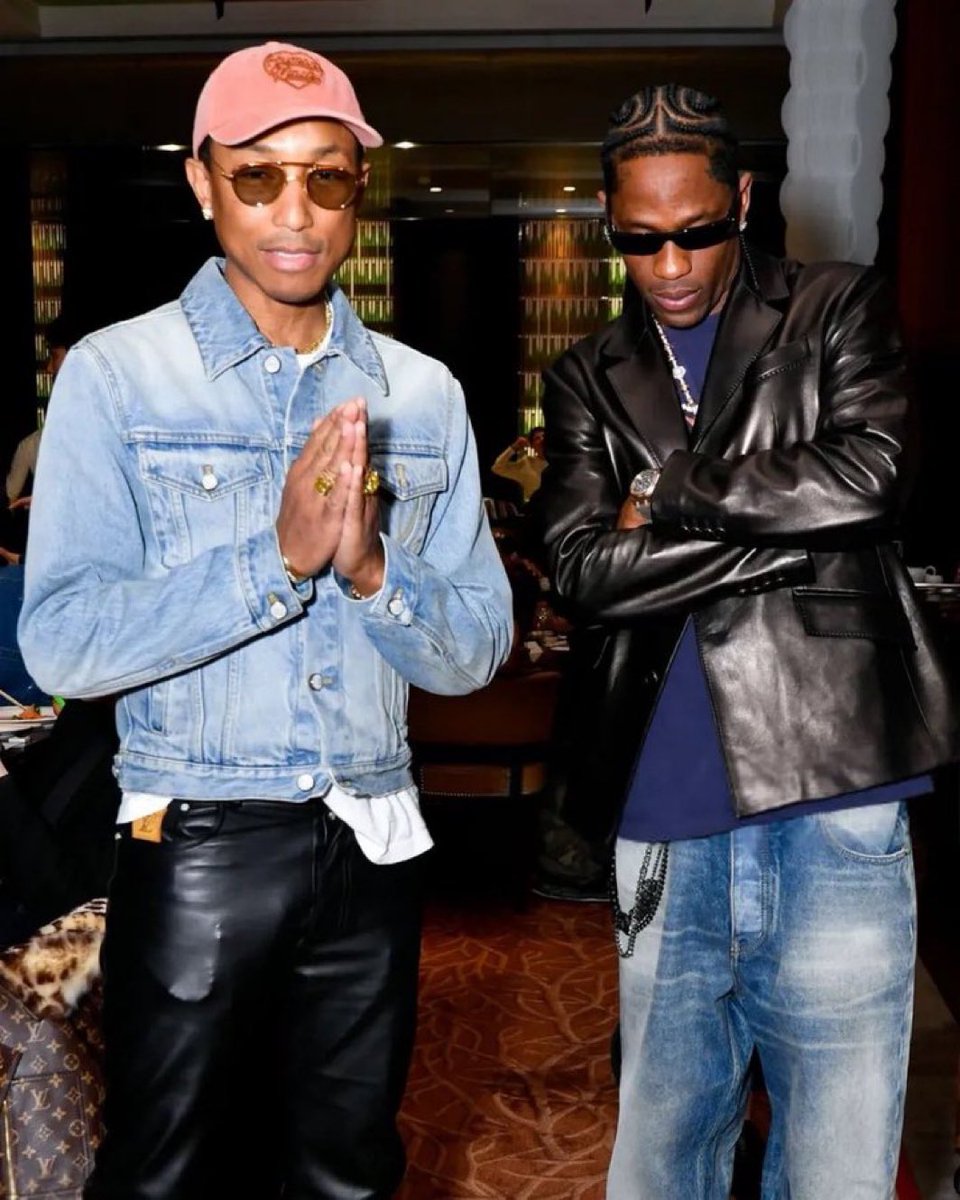 Pharrell and Travis Scott 📸