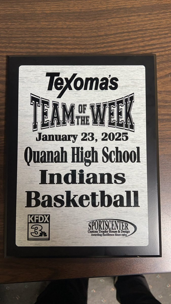 Your Quanah Indians are the KFDX team of the week! Super proud of these kids and how hard they play day in and day out!! Jobs not done! 🏀 <a href="/Puha_Hoops/">Quanah Indian Basketball 🏀</a> <a href="/KfdxTobin/">Tobin McDuff</a>