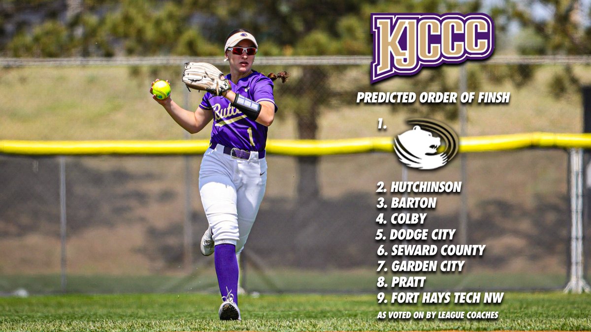 .<a href="/BUCOSoftball/">Butler Softball</a> was picked by <a href="/KJCCCmedia/">KJCCC athletics</a> coaches to finish atop the nine-team Division 1 conference this season!

📰 tinyurl.com/y4stmx59

#RoarGrizz🐻