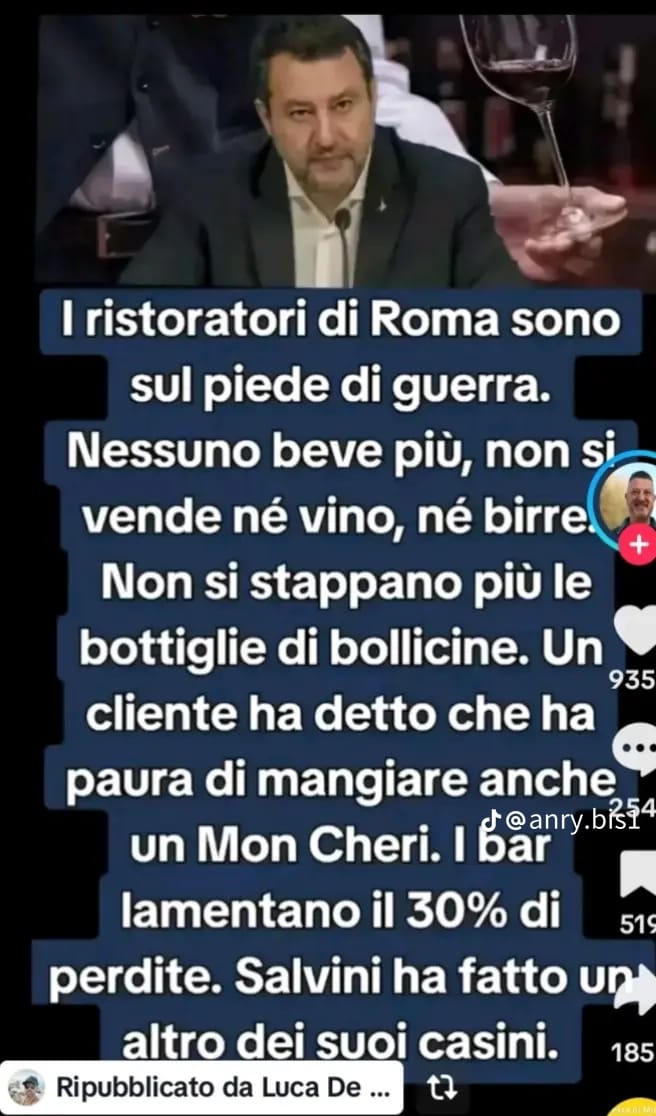 ItaliamiaNat's tweet photo. Leghisti #Nfami. https://t.co/6vb2knuKbl