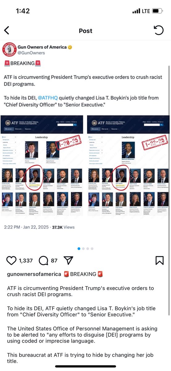 squ0z3's tweet photo. @POTUS The ATF is trash https://t.co/VYcNcLMJwW