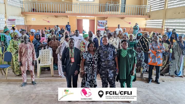 ongfnd's tweet photo. CÉRÉMONIE DE CLÔTURE  DES ACTIVITÉS DU 𝗖𝗔𝗠𝗣 𝗡𝗔𝗧𝗜𝗢𝗡𝗔𝗟 POUR LA PROMOTION DE LA PAIX , organisé par le Consortium FND ONG -GANDJAANON ONG grâce au soutien du FCIL de l'Ambasade du Canada près le Bénin.
#AmbCanBFA
#canadaaubenin
#fcil
#femmes
#paix
#cohesionsociale https://t.co/1S9gECYAaM
