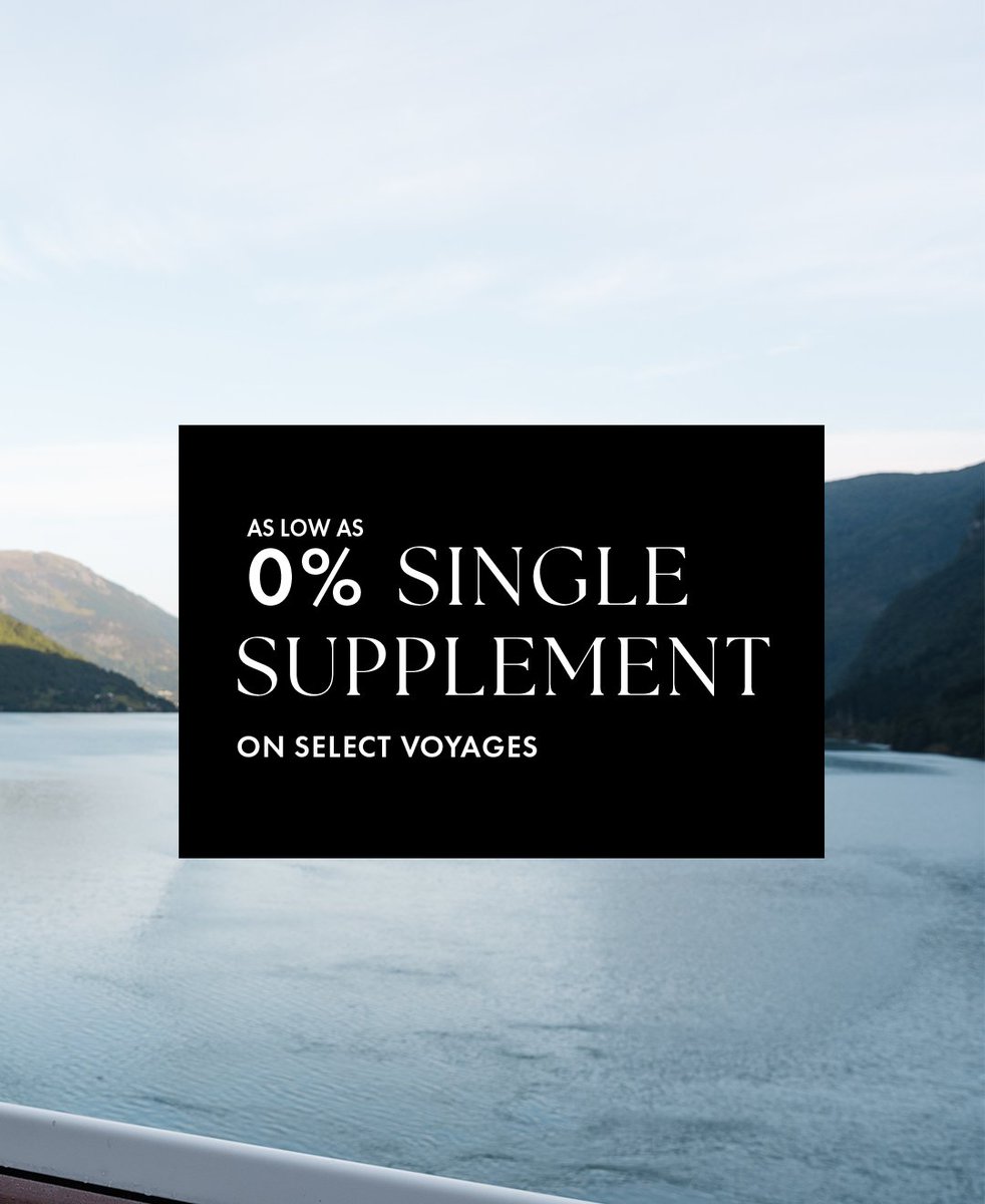 regentcruises's tweet photo. Calling all solo travelers: Enjoy new savings on ultra luxury voyages to destinations worldwide. Learn more https://t.co/IxopsV2la3 #ExperienceRegent #SoloTravel #SoloCruising https://t.co/xxOl7YtNsg