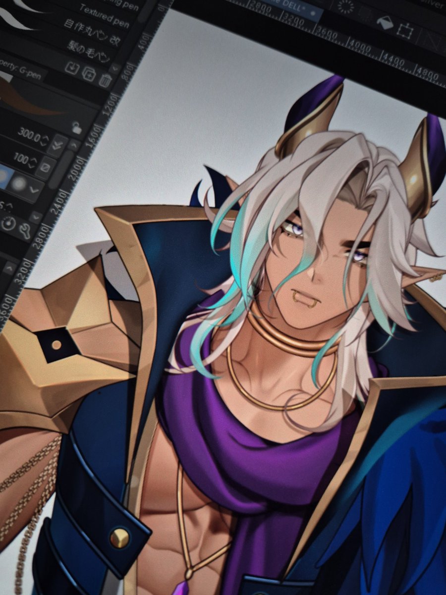 bluemerry04_'s tweet photo. #wip of my second handsome son ❤️❤️😍 isn't he cool as his brother 😁😍. 
#ENVtubers #VTubeStudio https://t.co/mUfZxxvEu7