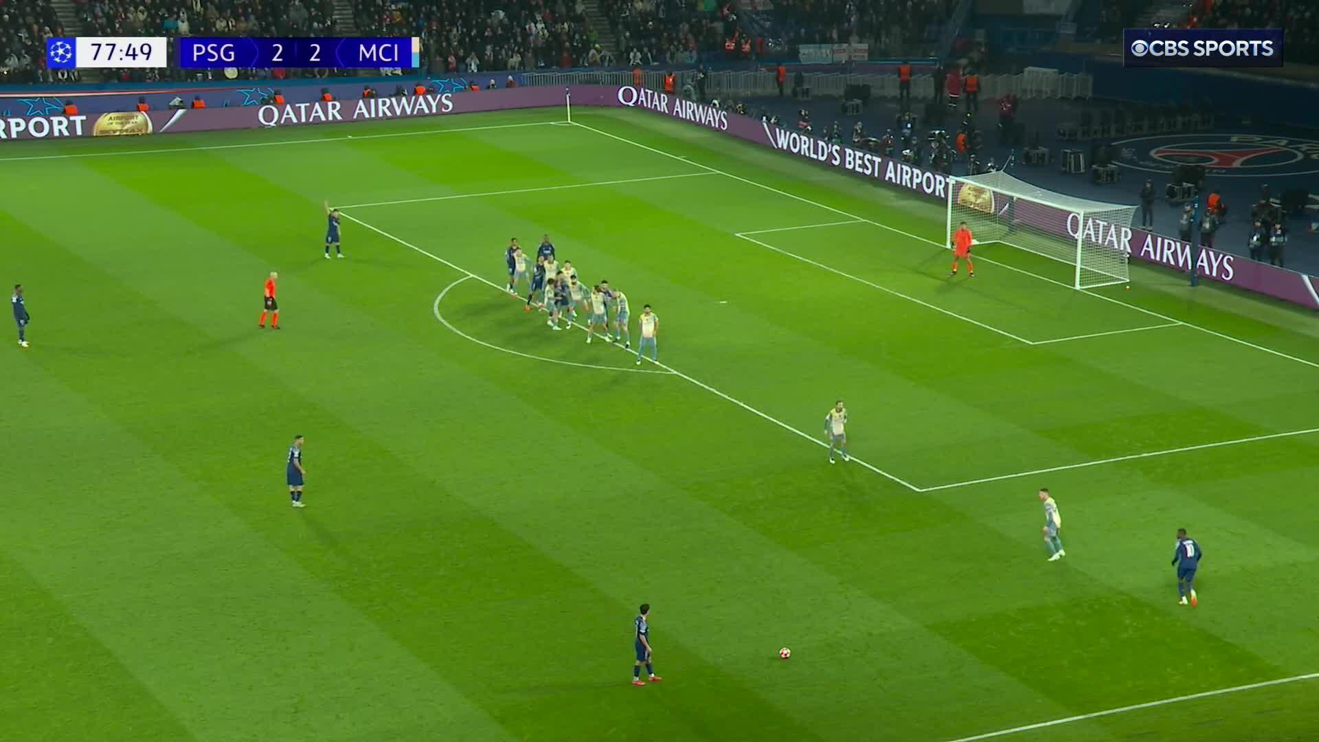50' PSG 0-1 Man City53' PSG 0-2 Man City56' PSG 1-2 Man City60' PSG 2-2 Man City79' PSG 3-2 Man CityWhat a turnaround in Paris! 🇫🇷