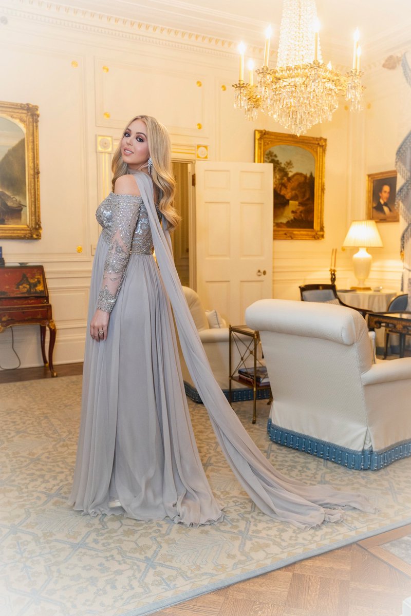 January 20th, 2025 the evening of my dad’s <a href="/realDonaldTrump/">Donald J. Trump</a> inauguration as the 47th President 🩵&amp; marking 6 months pregnant with my first child 🤍