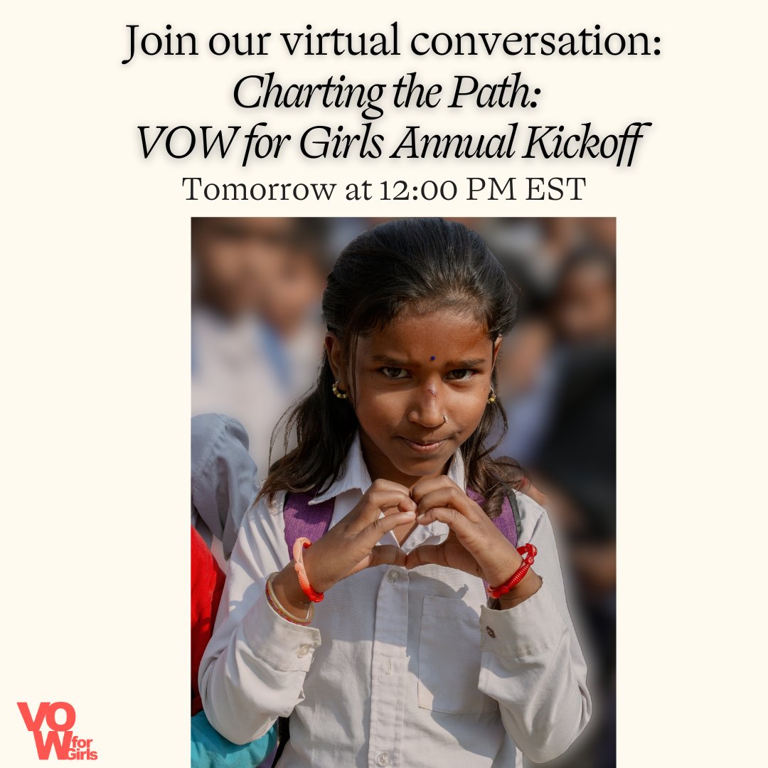 Join us tomorrow at 12:00 p.m. EST for a powerful conversation about creating solutions for girls worldwide in 2025.

💡 Register now to secure your spot by using the link in our bio.

lite.spr.ly/60011Buc