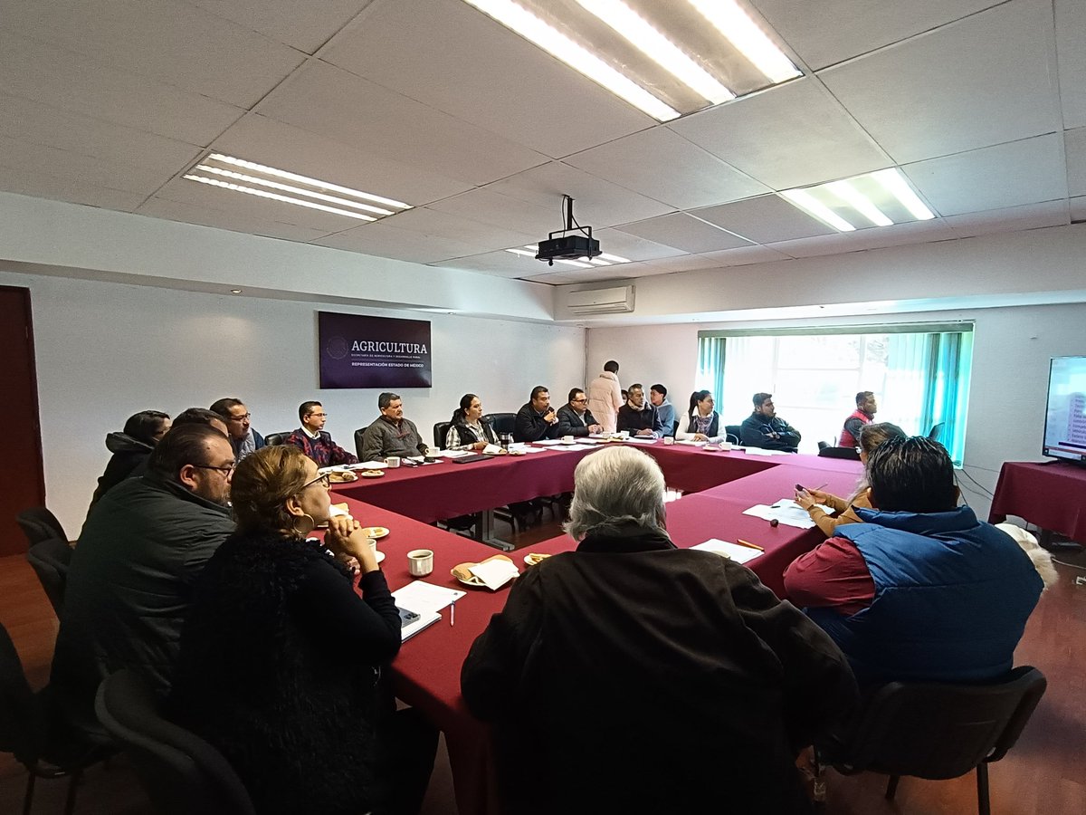 agriculturaEmex's tweet photo. Nos reunimos con la estructura de la OREF, con el objetivo de formular, desarrollar e integrar el Programa de Trabajo e intervención territorial del #Edoméx, para el ejercicio 2025

#AgriculturaEnTerritorio https://t.co/WZS5D4SrpW