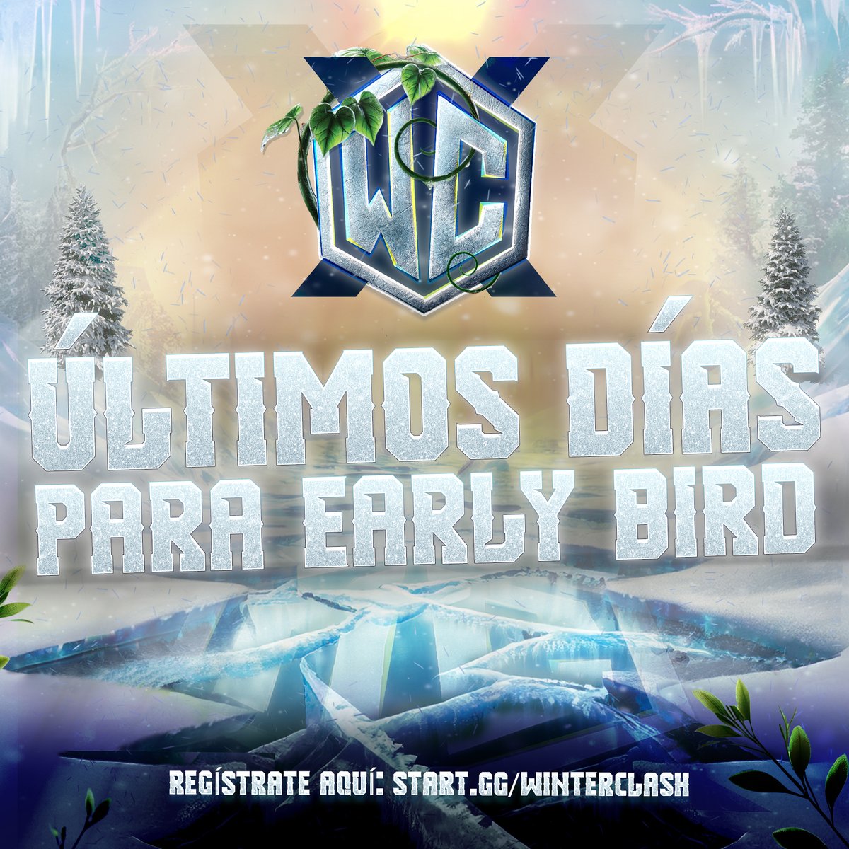 RedRoosterTeam1's tweet photo. 📢¡Últimos días para aprovechar el Early Bird!
▶ Tienes hasta el 31 de enero para aprovechar el registro a #WinterClash a precio preferencial. No te lo pierdas 🔥
Regístrate aquí 👉🏽 https://t.co/yEl0nA0Xqm