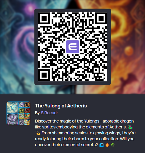 🌟✨ New #EnjinBeam Alert! ✨🌟

Claim: [nft.io/beam/claim/f1f…]

Discover the magic of the Yulongs—adorable dragon-like sprites embodying the elements of Aetheris. 🐉💫 From shimmering scales to glowing wings, they’re ready to bring their charm to your collection. Will you