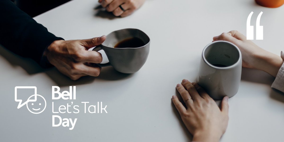 It’s Bell Let’s Talk Day! 💙 

Mental health matters, and so does your voice. 

💬 Start a conversation. 

📣 Share the message. 

💙 Show your support. 

Let’s make a difference together. Join the conversation below. 👇 #BellLetsTalk