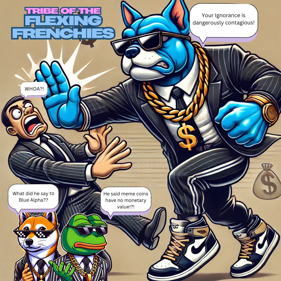 FrenchiesFlexin's tweet photo. Listen up doubters and haters: 
As of January 22, 2025, the combined global market capitalization of meme coins is approximately $116.25 billion, accounting for about 3.17% of the total cryptocurrency market.  $FLEX is coming! Follow the Tribe! #FlexingFrenchies #memecoin #solana #TribeoftheFlexingFrenchies #FLEX