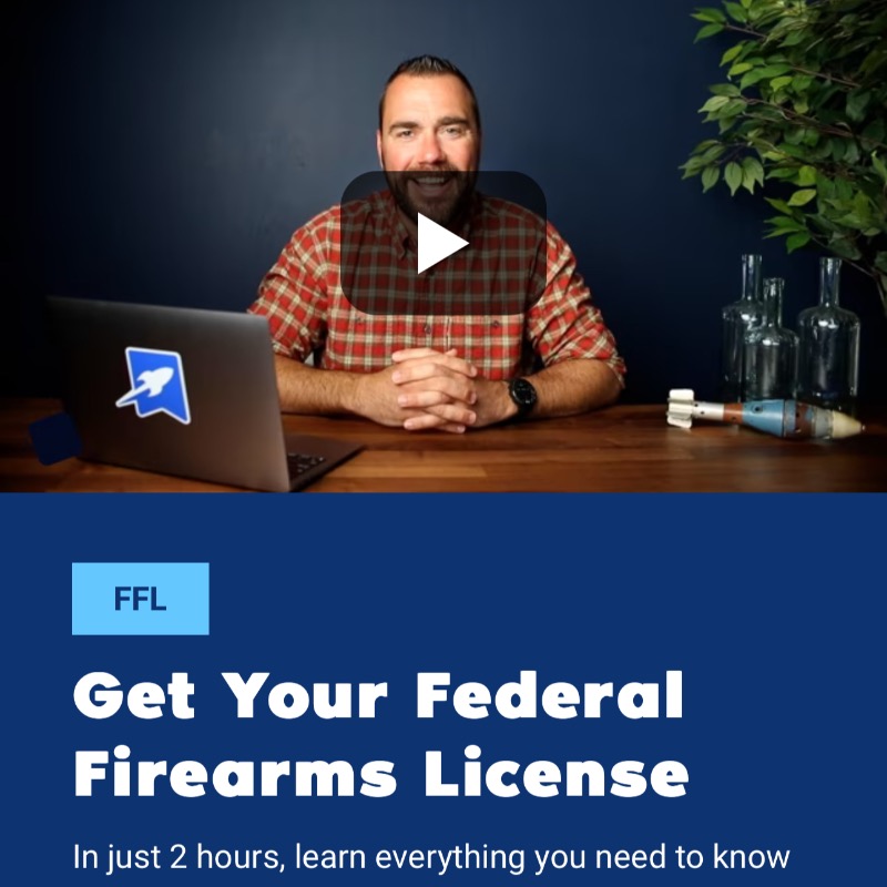 RocketFFL's tweet photo. It’s time to get your FFL!

Join over 20,000 students who have learned how to get their FFL (and set it up the right way) from a firearms attorney and former special operations sniper.
