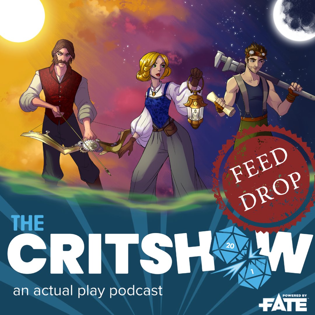 Feed drop?! Enjoy the premiere of Season 7: Clockwinders from <a href="/thecritshow/">The Critshow</a>! The story focuses on a group of Clockwinders who set out to rediscover &amp; repair these powerful devices &amp; save Cadvini from looming threat of destruction. Show 'em some love! podcasts.apple.com/us/podcast/the…