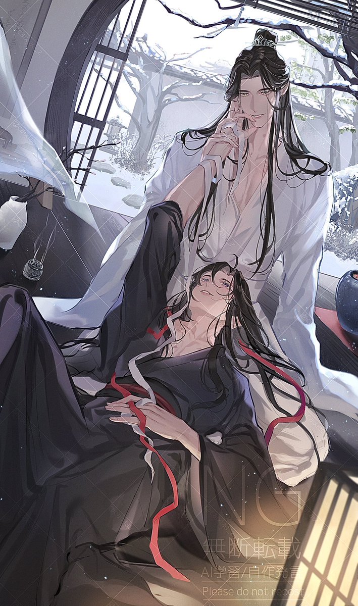 含光君祝你生日快乐🎉
#蓝忘机0123生日快乐　#mdzs