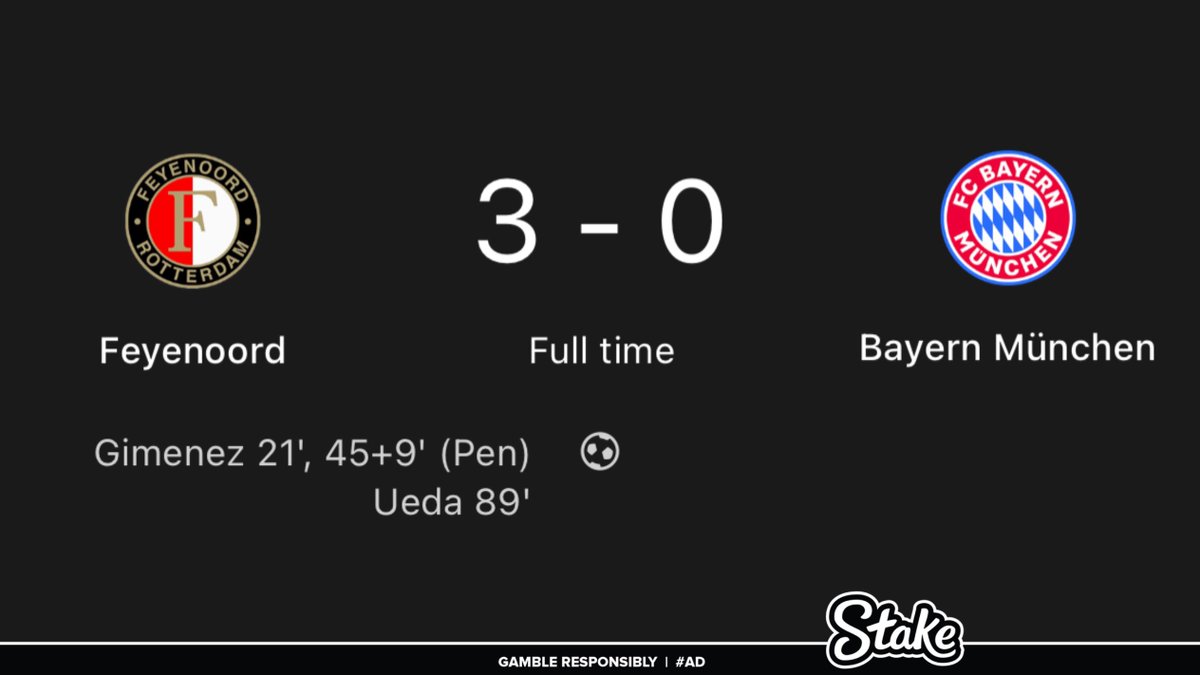 Feyenoord did the funniest thing instead