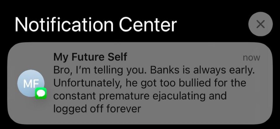 My Future Self tweet media