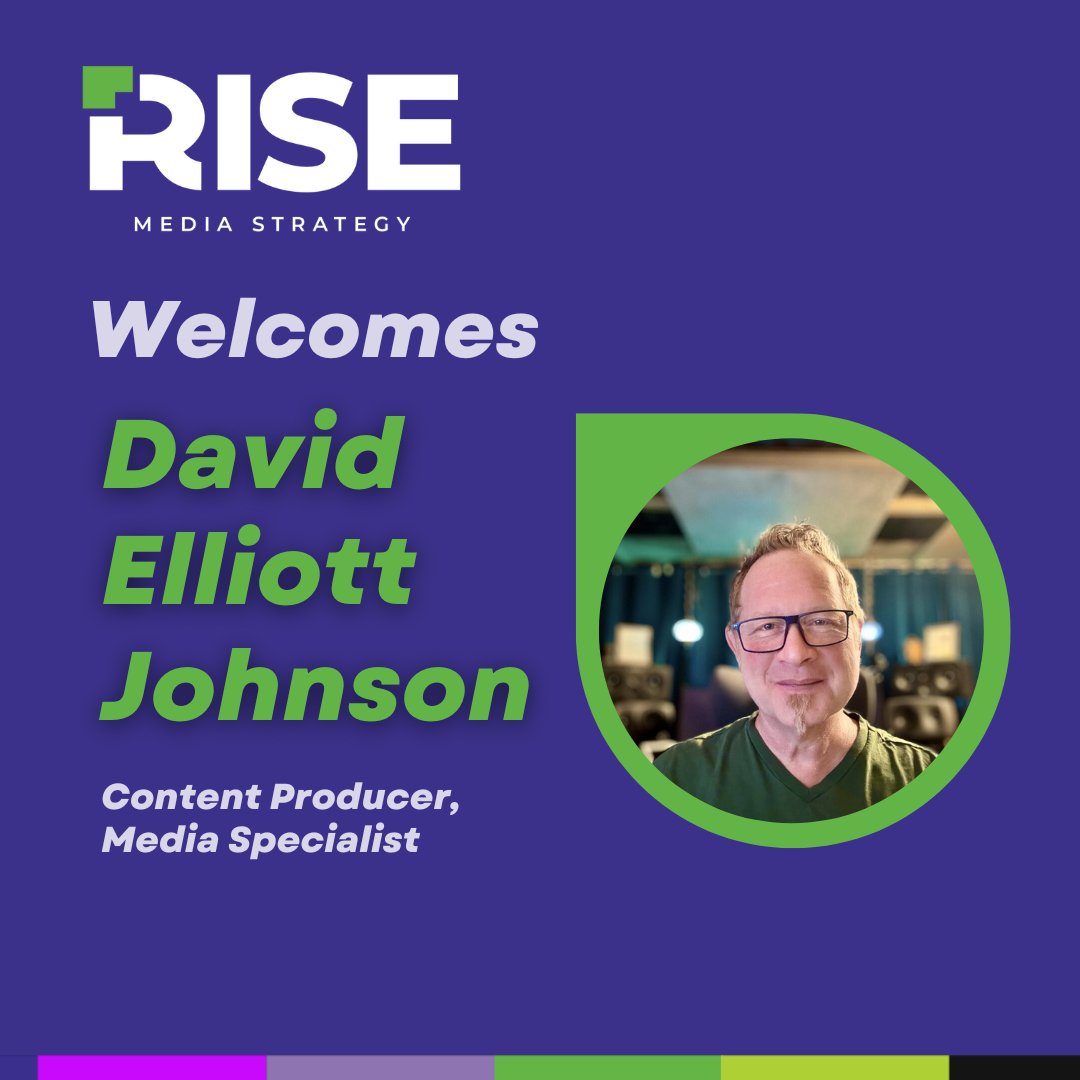 2024 was an amazing year for RISE and we are growing! Please welcome David Elliott Johnson, RISE's new Content Producer and Media Specialist. 
#avtweeps #proav