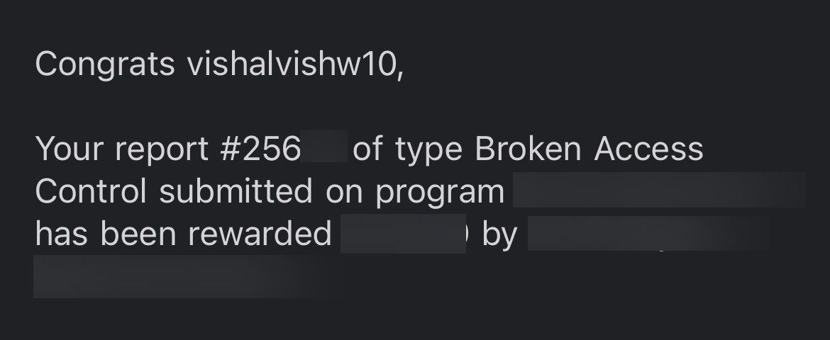 rootxvishal's tweet photo. 🚀 Kicking off the year with some bounty wins! 🚀
🔍 Bug Reports:
2 x Broken Access Control
1 x IDOR (Insecure Direct Object Reference)
2 x Misconfiguration
#bugbountytips #bugbounty #swag #bounty #cybersecurity #bugbountytip #yogosha https://t.co/sNosdWxvUy