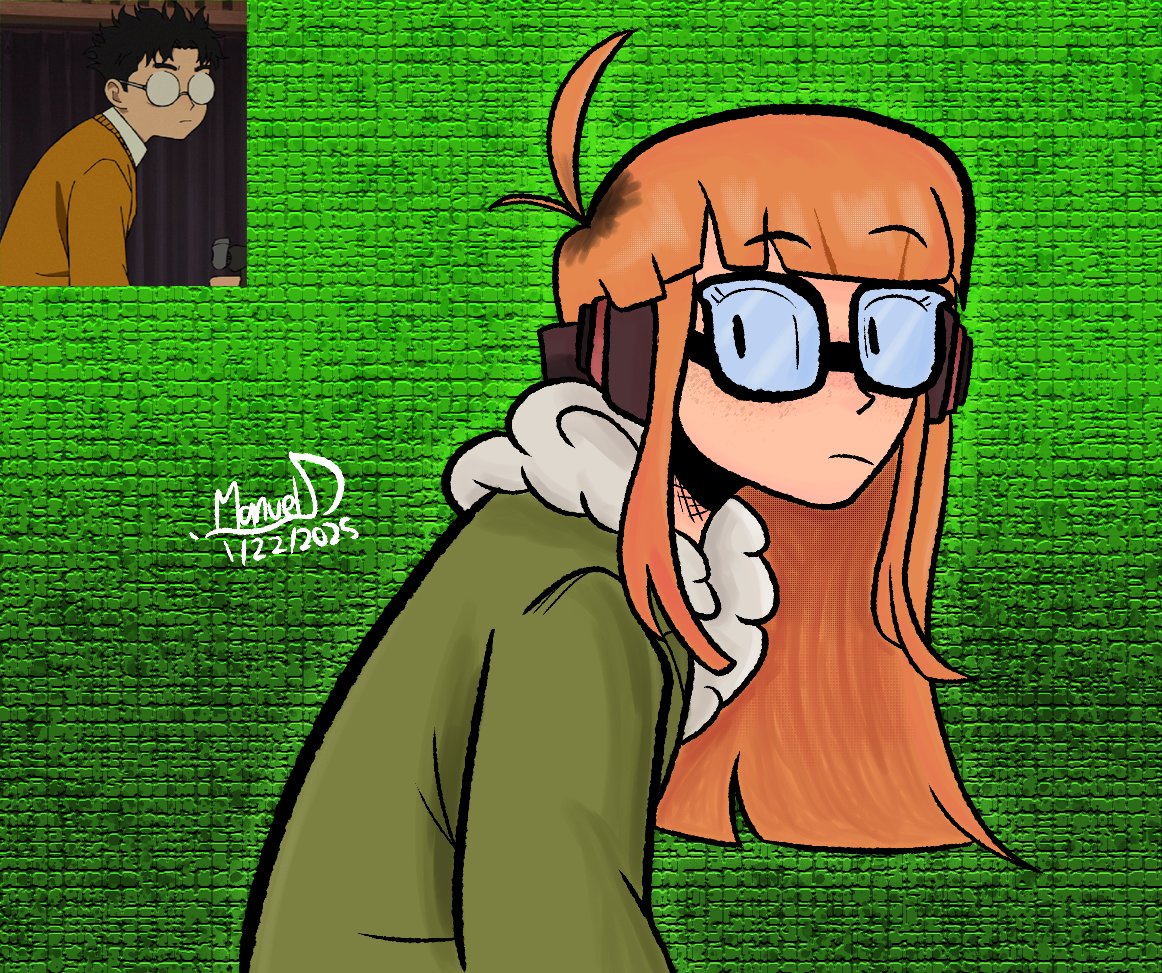 Redrew a DanDaDan frame with Futaba cause I've been playing Persona 5 for the last few weeks lol #Dandadan #Persona5