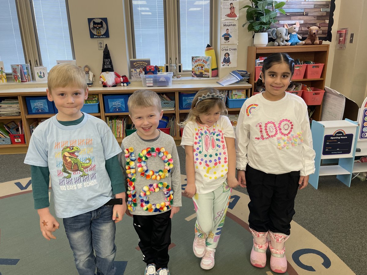 HSESchools's tweet photo. Today, we celebrated a fun milestone – the 100th Day of School! 🥳 Our classrooms were buzzing with excitement as students marked the occasion in creative ways.

Here’s to the next 100 days of learning and fun! 🎓🍎 https://t.co/mfQp6nUYq4