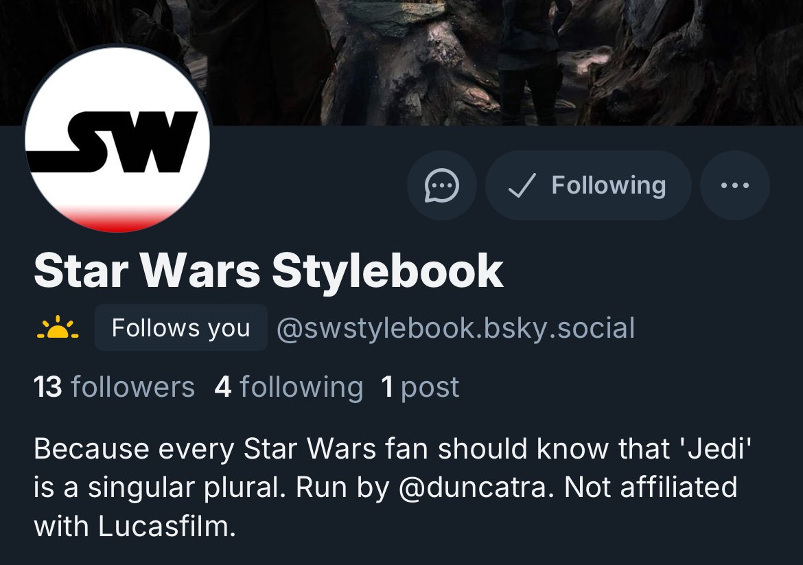 Star Wars Stylebook tweet media