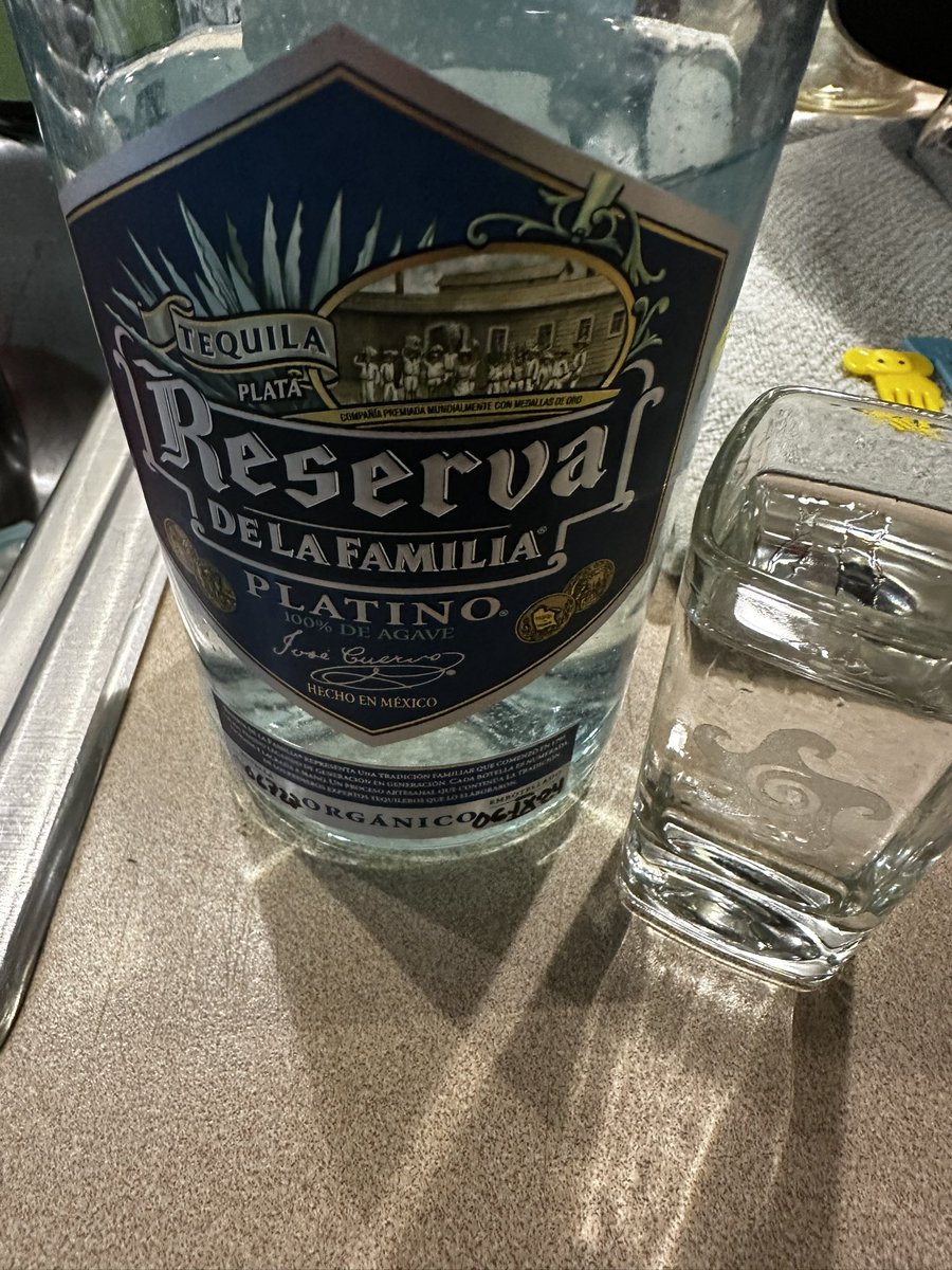 Limon_Jello's tweet image. Earned the good tequila after working through #snowmageddon2025. I&apos;m wintered out. Salud #octothorpe #Tequila