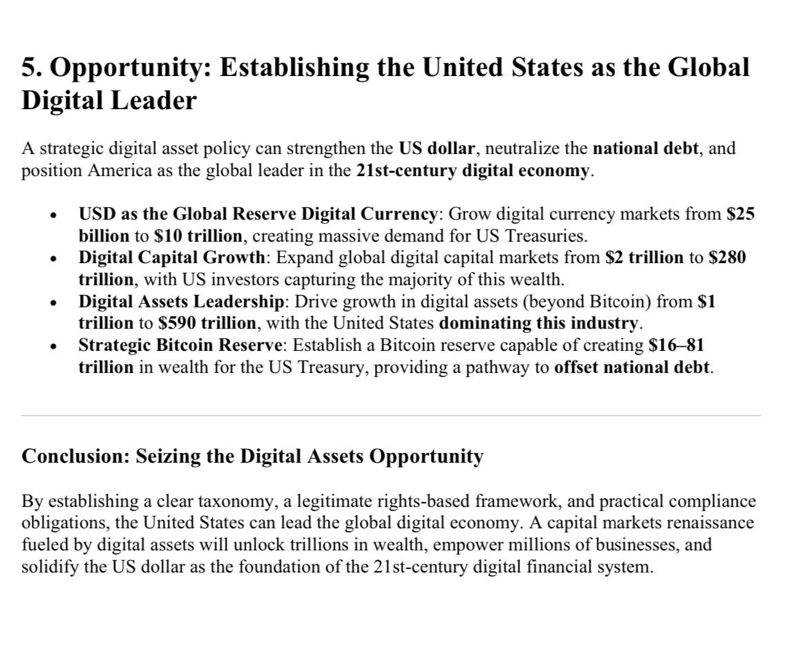 🇺🇸 Michael Saylor released a Framework for the USA to make $81 TRILLION by establishing a Strategic #Bitcoin Reserve 🤯