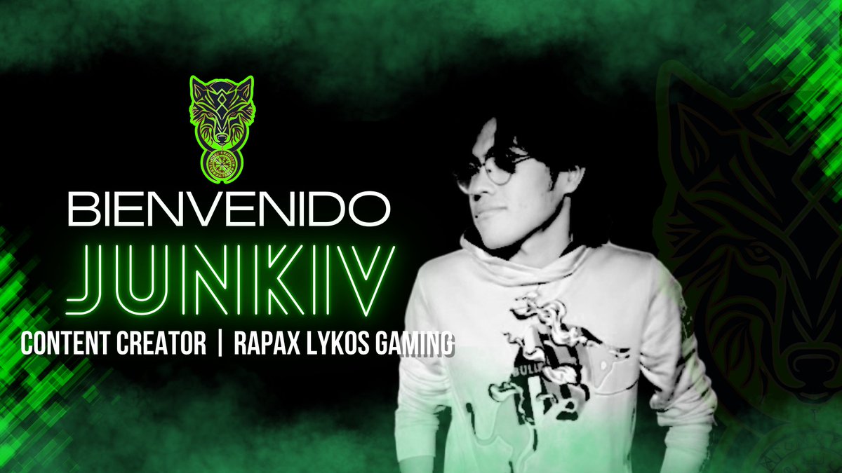 ¡Bienvenidos a la transmisión oficial de Junkiv en Rapax Lýkos Gaming!
Le damos la bienvenida con todo el entusiasmo a Junkiv, nuestro streamer y creador de contenido. Como miembro de Rapax Lýkos Gaming.