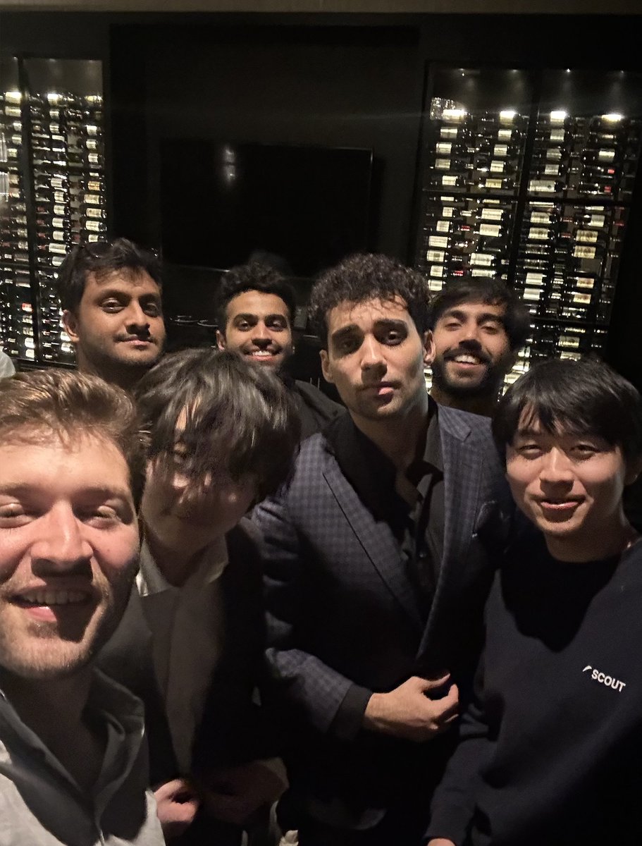 Welcome back dinner for <a href="/slashapp/">Slash</a> crew. 2024 was huge 2025 will be 10x bigger.

We are hiring engineers. DM me if u are ambitious / work hard / u wanna write code that moves billions of dollars per year.

We are building better banking products for businesses in America.