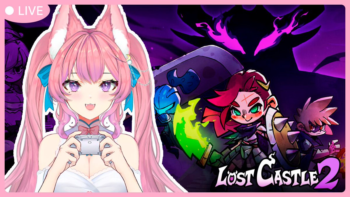 Mayuura_vt's tweet photo. 【LIVE ON】 🌸 

Lero Lero medieval! ⚔️🧙‍♀️ 

————— 💡————— 
#Live #Mayuura #Daredrops #LostCastle2 https://t.co/LhMfHk89RY