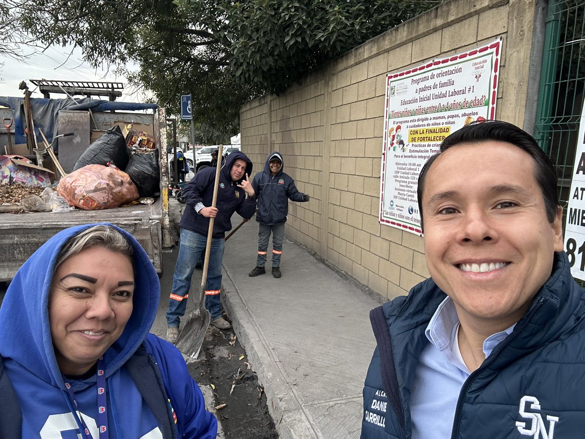 Los equipos de Mantenimiento en acción en los Centros comunitarios y el Refugio temporal de <a href="/GobSanNicolas/">Gobierno de San Nicolás</a> 
📍 Col. Unidad Laboral