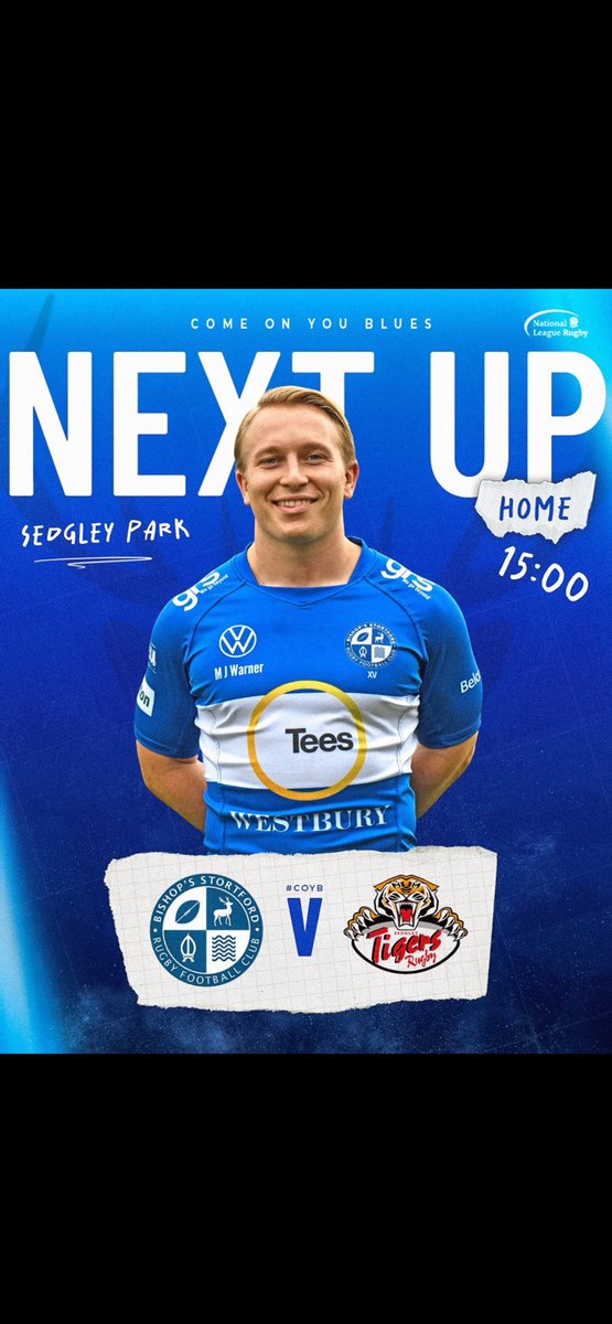 TomColeman1010's tweet photo. Hopefully lots of @BSRUGBY supporters coming up to Silver Leys for this one 🔵⚪️ https://t.co/Tf9dFtq7Jw