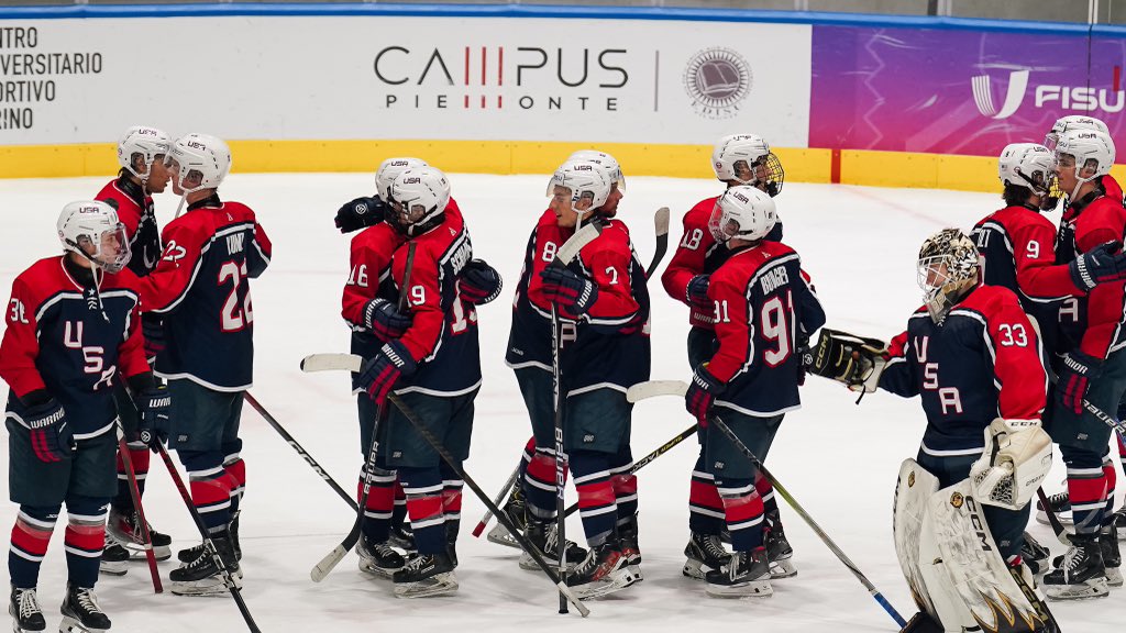 The Men’s Ice Hockey team gave it their all in a hard-fought match against Ukraine, coming up just short with a final score of 5-3. We’re so proud of their effort, determination, and heart throughout the Games. 🏒👏

#Torino2025 #FISUGames #WUG2025 #MensIceHockey