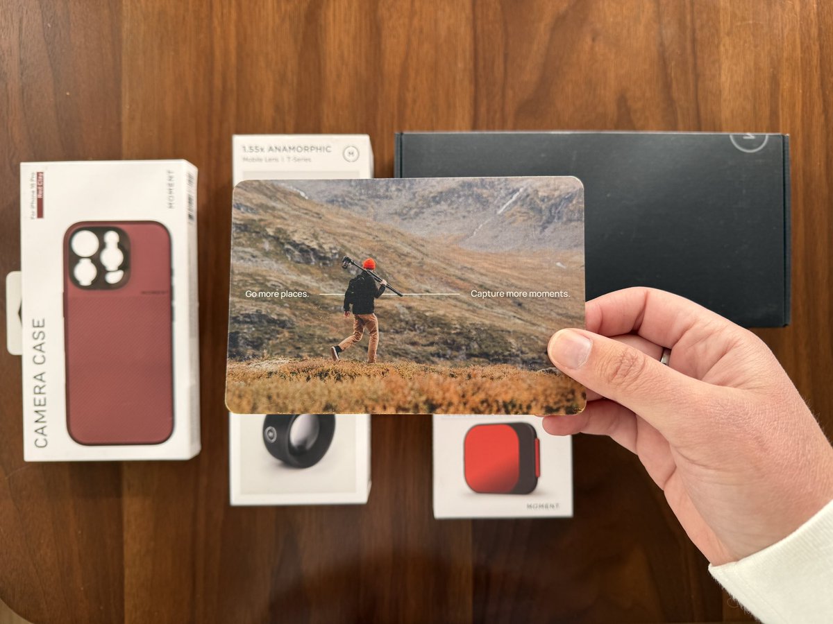 Big S/O to <a href="/moment/">Moment</a> for sending a few things my way. 

Excited to try these out with my iPhone 16 Pro