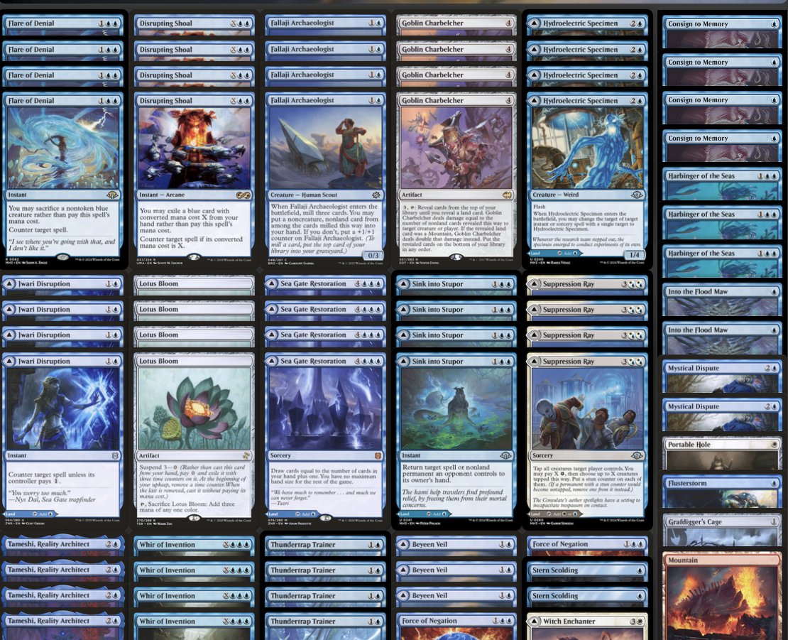 WrzoBuMTGO's tweet photo. Hello fellow fat cannon enjoyers. Over past month I have secretly worked for about 100hrs to perfect classic mono blue belcher for upcoming RC in Prague. Lucky for you, because of #teamKCT's (@Xerk_MTGO, @BigBossAardos) generosity you can have it for free. GL :) https://t.co/YYZoEDnUdP