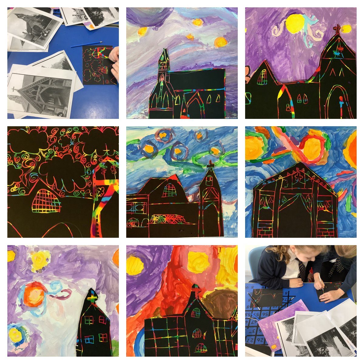 Wilden All Saints (@wildenallsaints) on Twitter photo Some incredible artwork this week from our after school art club. They were inspired by Van Gogh 'Starry night' and our very special church to create these compositions. <a href="/SevernAcademies/">Severn Academies Educational Trust (SAET)</a> Some incredible artwork this week from our after school art club. They were inspired by Van Gogh 'Starry night' and our very special church to create these compositions. <a href="/SevernAcademies/">Severn Academies Educational Trust (SAET)</a>
