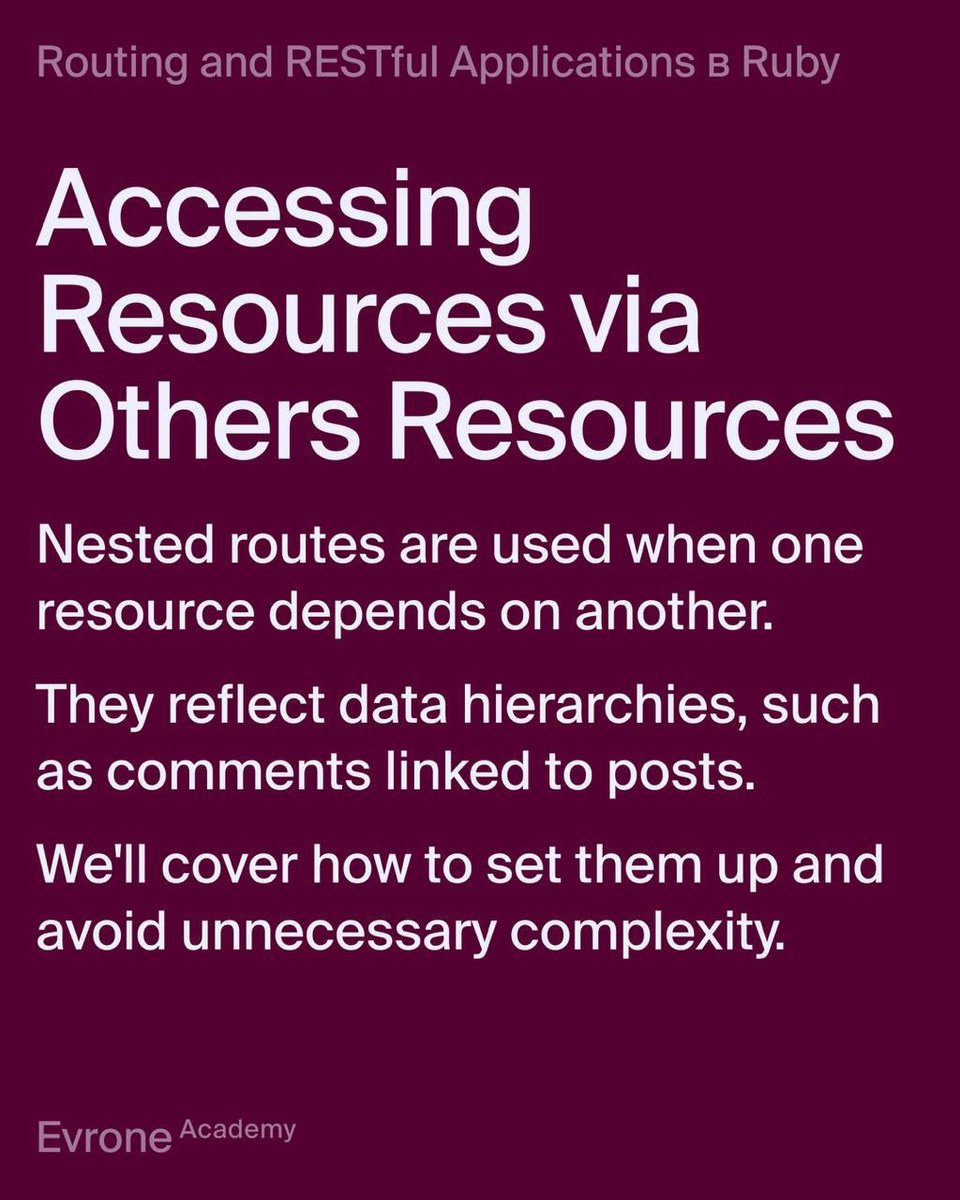 Level up your Rails routing skills with resourceful routes. Embrace flexibility, customize routes, use nested resources wisely, and maintain clean code. Dive into practice and keep your URLs logical and predictable. The journey has just begun👌🏻