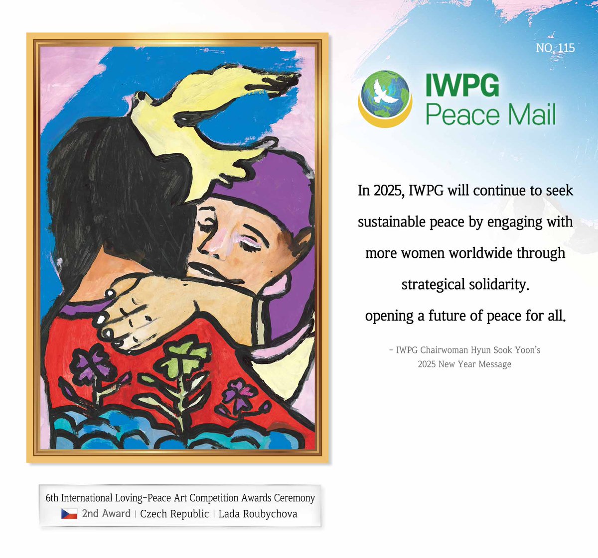 IWPG11's tweet photo. In 2025, IWPG will continue to seek sustainable peace by engaging with more women worldwide through strategical solidarity. opening a future of peace for all.
- IWPG Chairwoman Hyun Sook Yoonโs 2025 New Year Message
#PeaceMail #Peace_Message #IWPG_Peace_Mail #IWPG #Peace https://t.co/9NR4PQRhmW